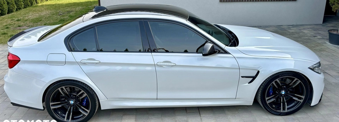 BMW M3 cena 169000 przebieg: 64500, rok produkcji 2016 z Chmielnik małe 781